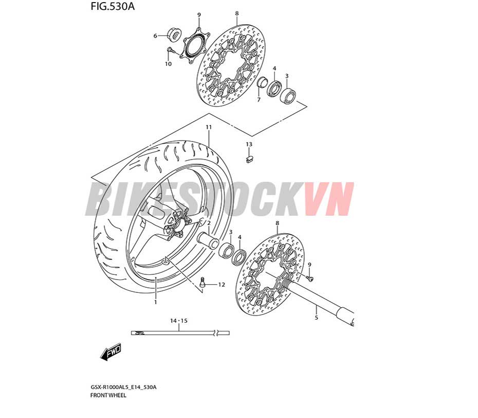 FIG-530A_BÁNH TRƯỚC