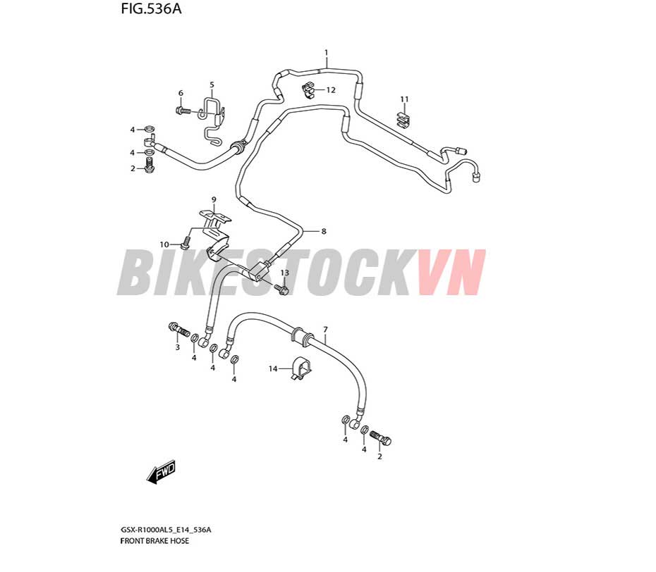 FIG-536A_DÂY THẮNG TRƯỚC