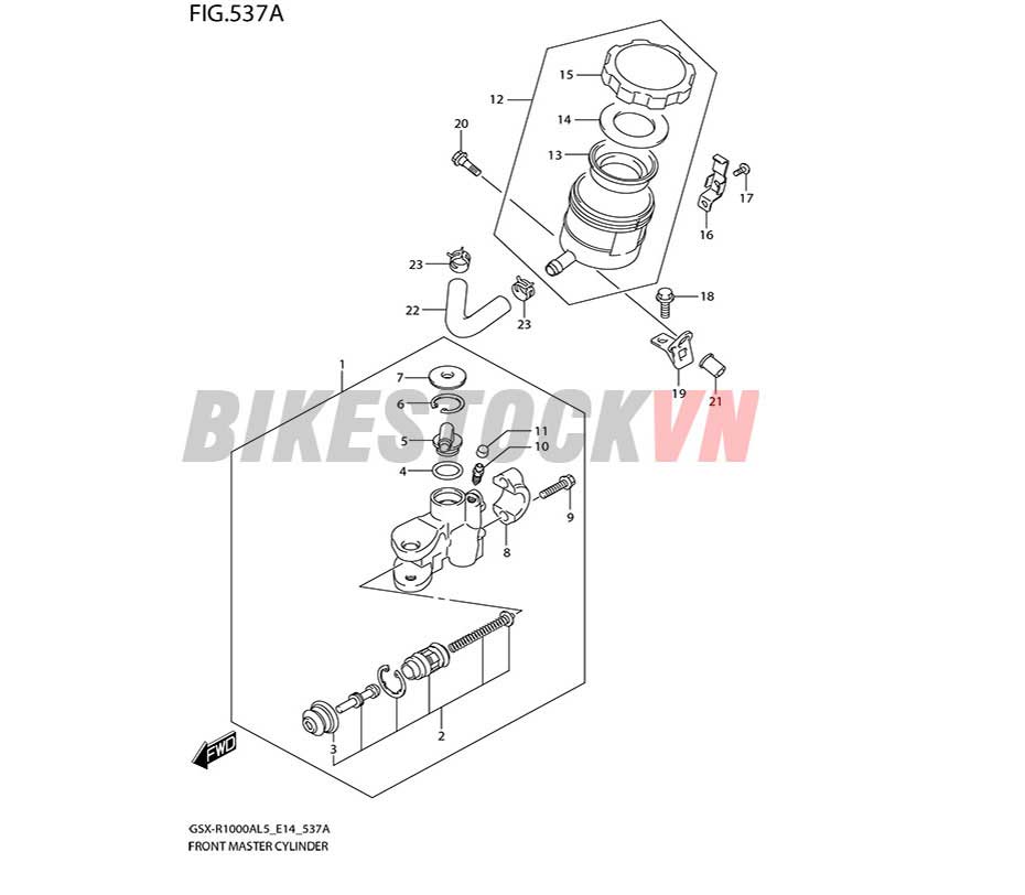 FIG-537A_XI LANH CHÍNH PHANH TRƯỚC