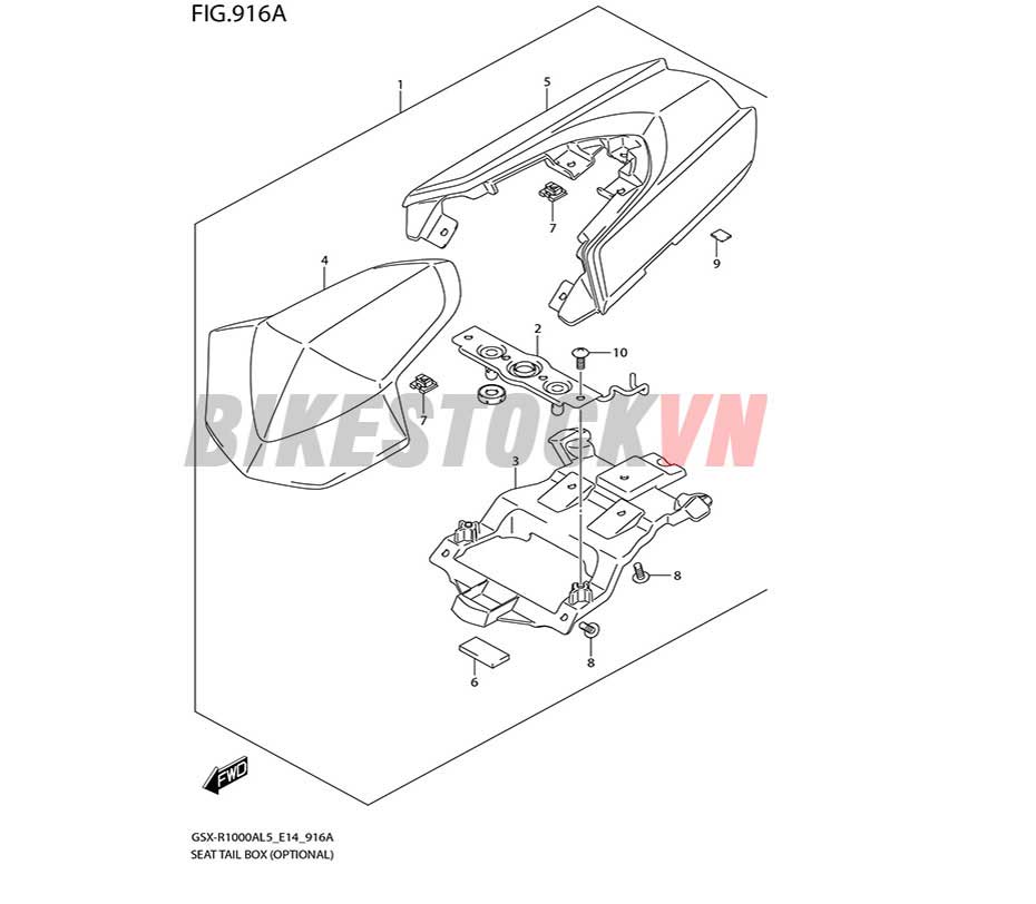 FIG-916A_PHỤ KIỆN TUỲ CHỌN YÊN SAU