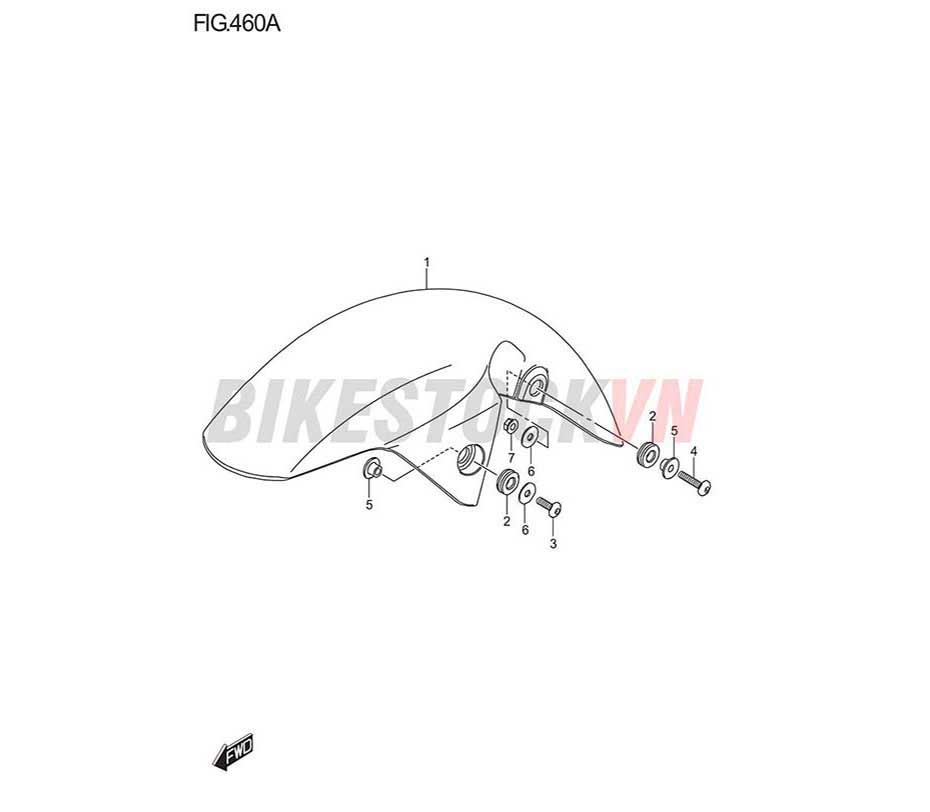 FIG-460A_CHẮN BÙN TRƯỚC