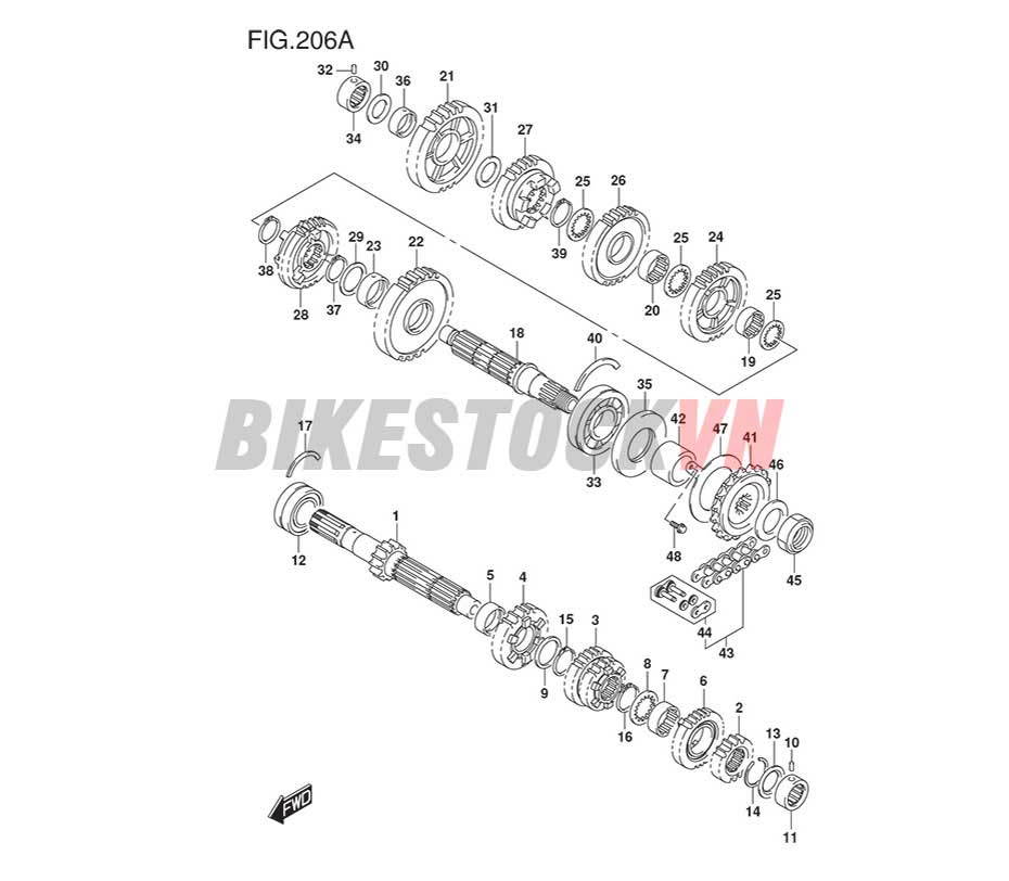 FIG-206A_BỘ TRUYỀN ĐỘNG