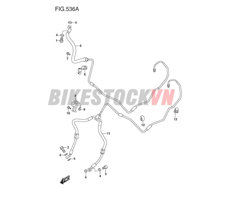 FIG-536A_DÂY THẮNG TRƯỚC