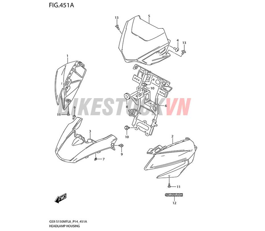 FIG-451A_ỐP ĐẦU ĐÈN