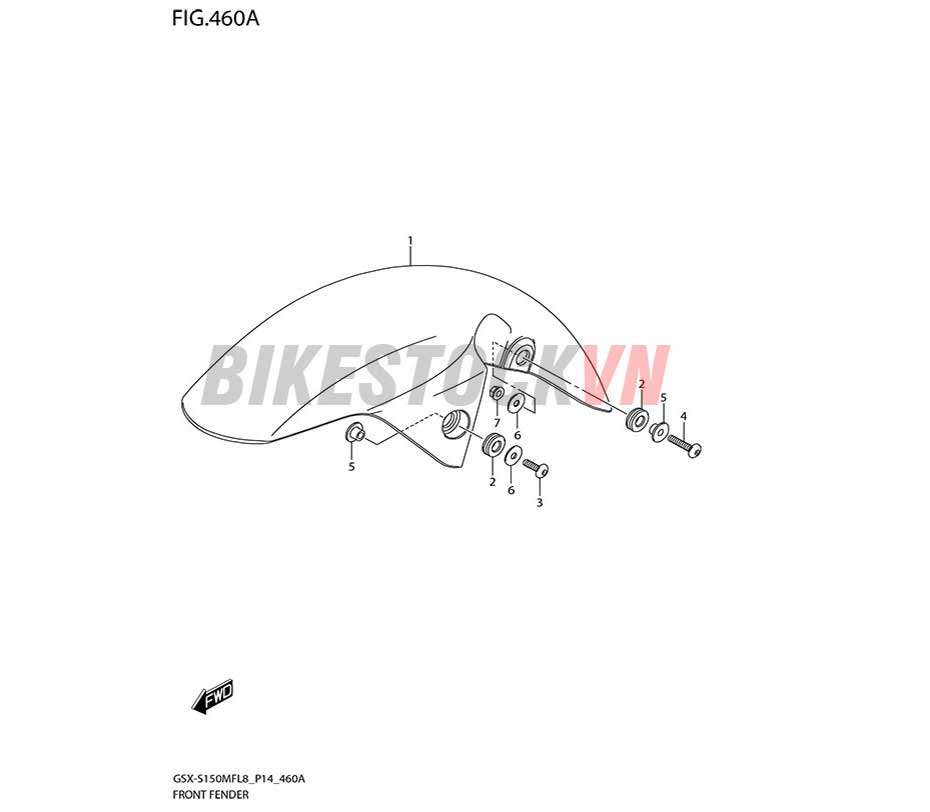 FIG-460A_CHẮN BÙN TRƯỚC