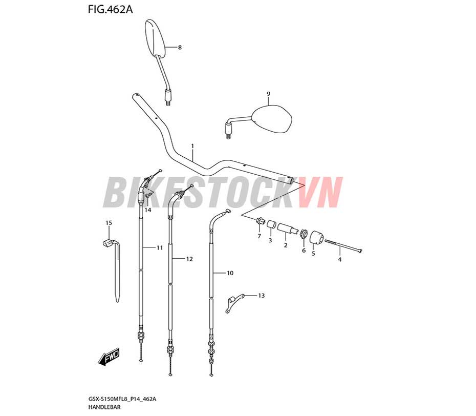 FIG-462A_ỐNG TAY LÁI