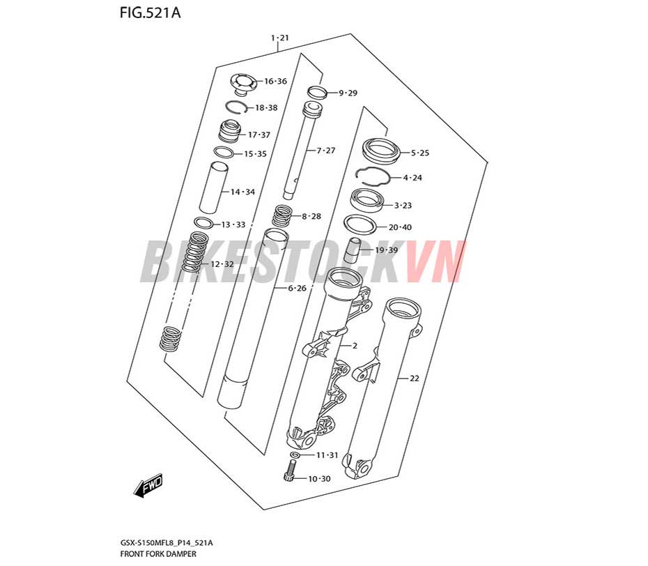 FIG-521A_GIẢM XÓC TRƯỚC