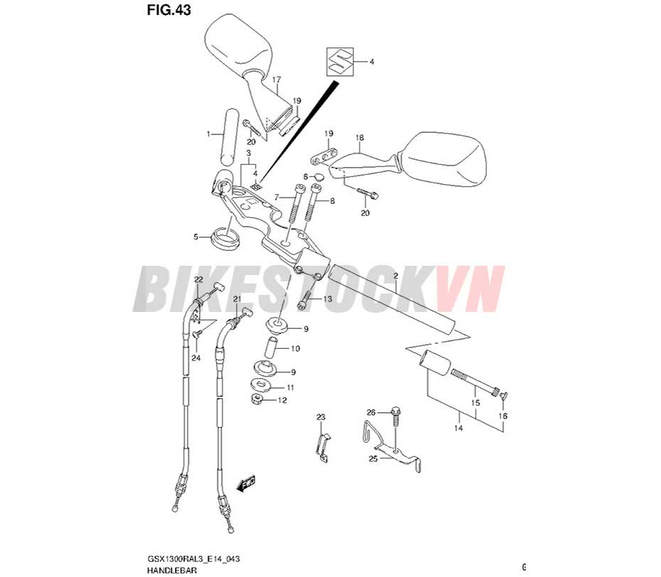 FIG-43_ỐNG TAY LÁI