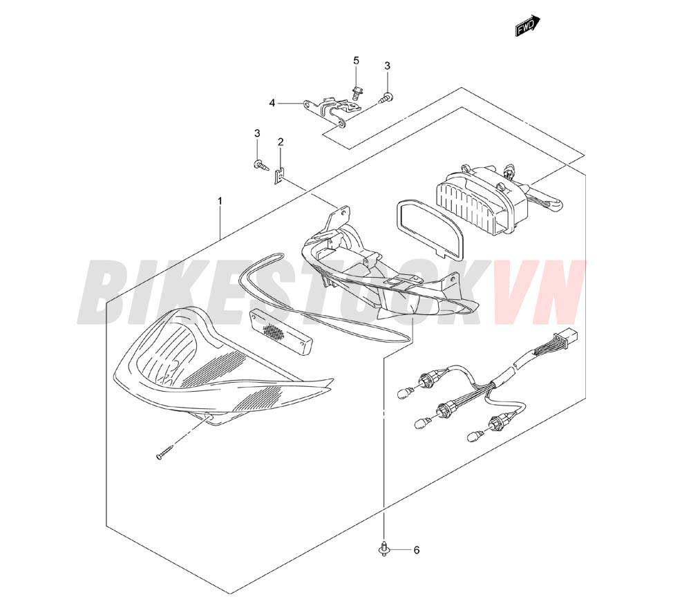 REAR COMBINATION LAMP