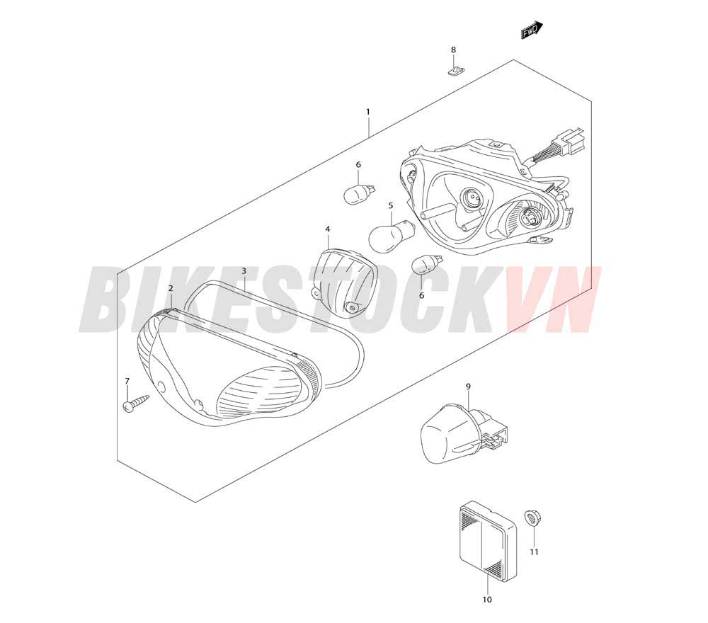 REAR COMBINATION LAMP