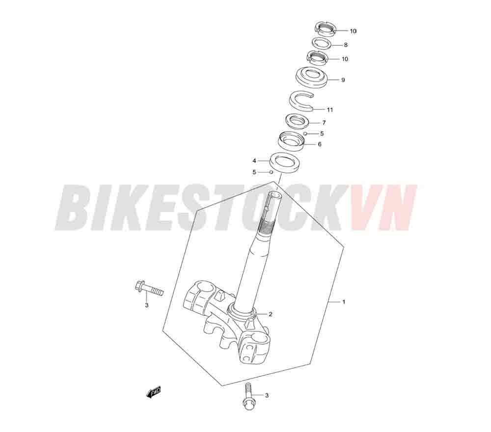 FRONT FORK BRACKET