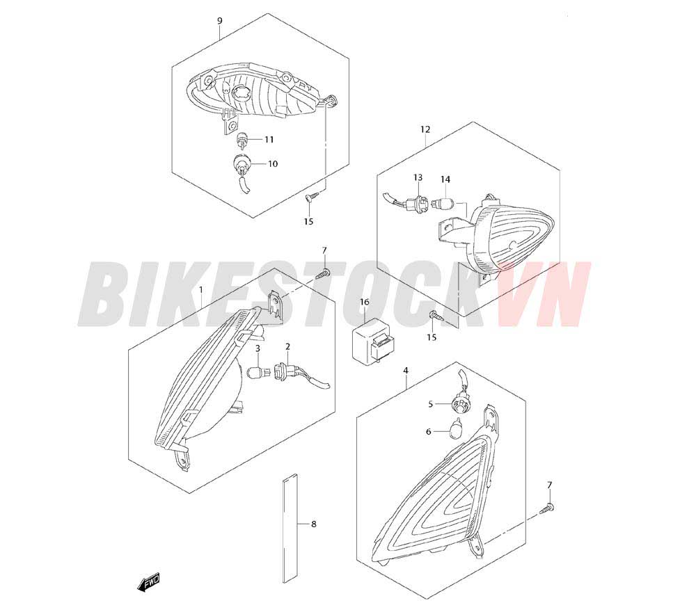 REAR TURN LAMP