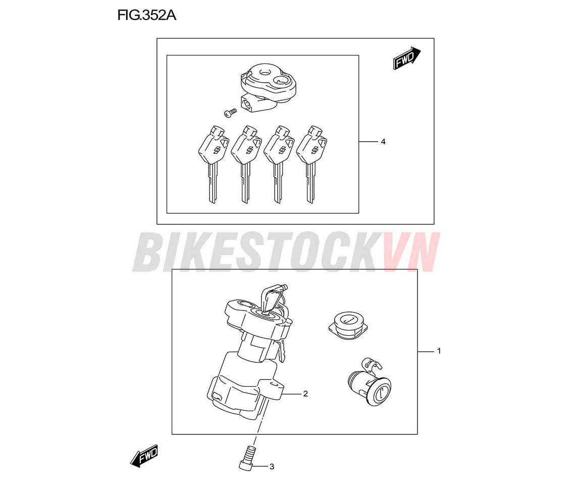 FIG-352A_BỘ KHOÁ