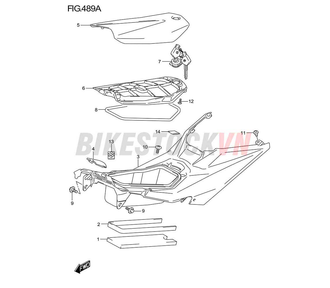 FIG-489A_HỘC ĐỂ ĐỒ TRƯỚC