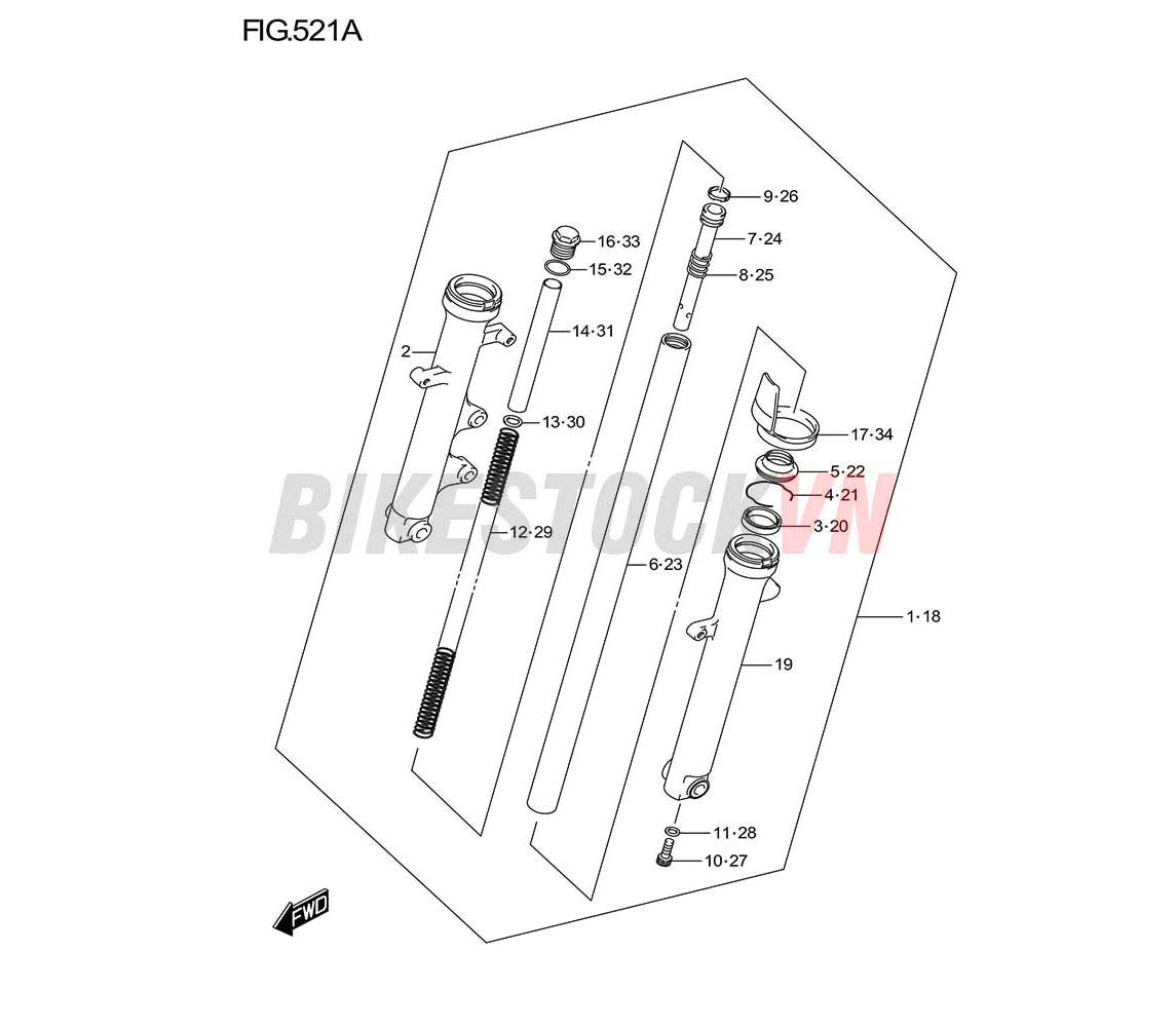 FIG-521A_GIẢM XÓC TRƯỚC