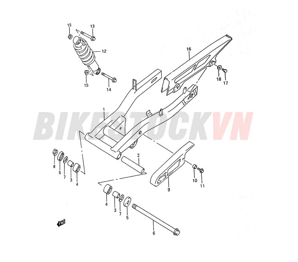 REAR SWINGING ARM