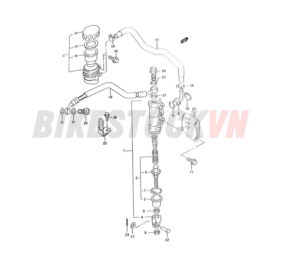 REAR MASTER CALIPER