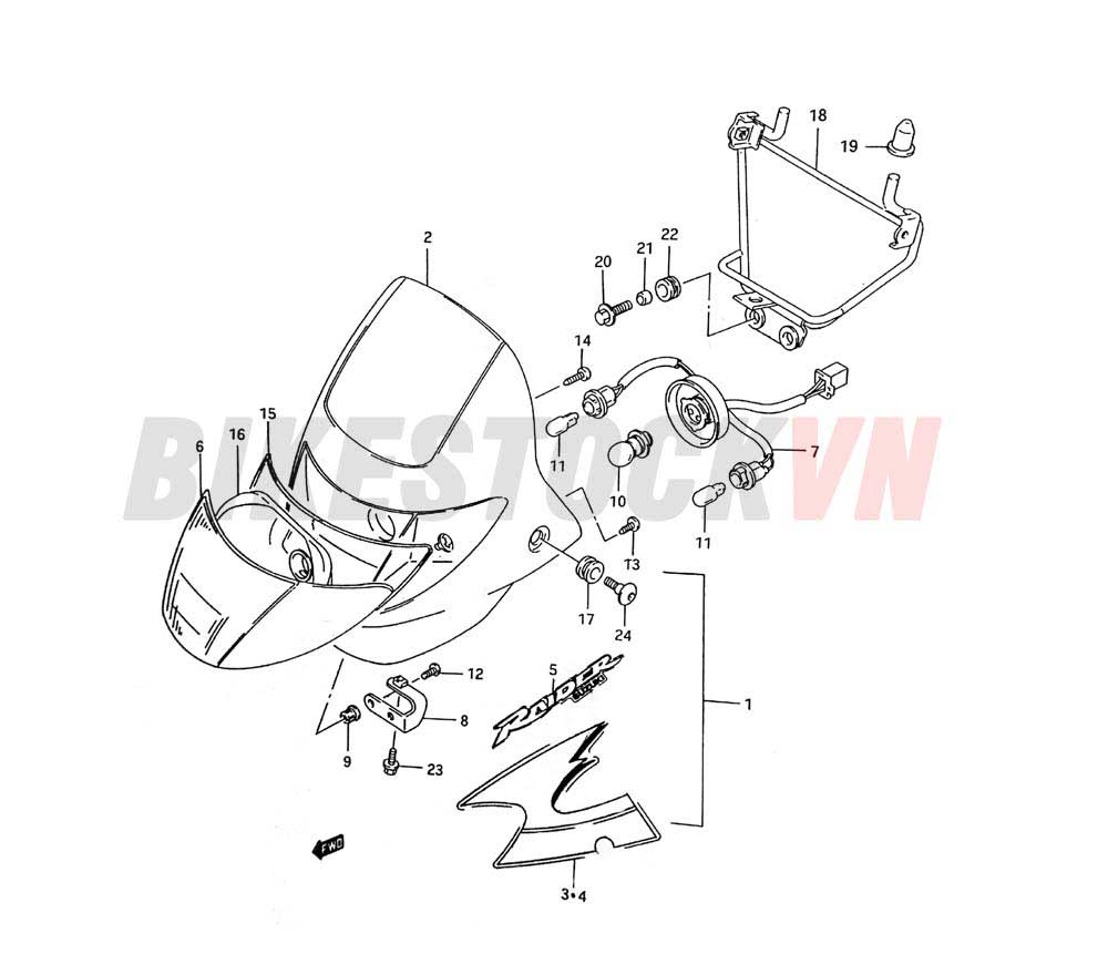 HEADLAMP HOUSING