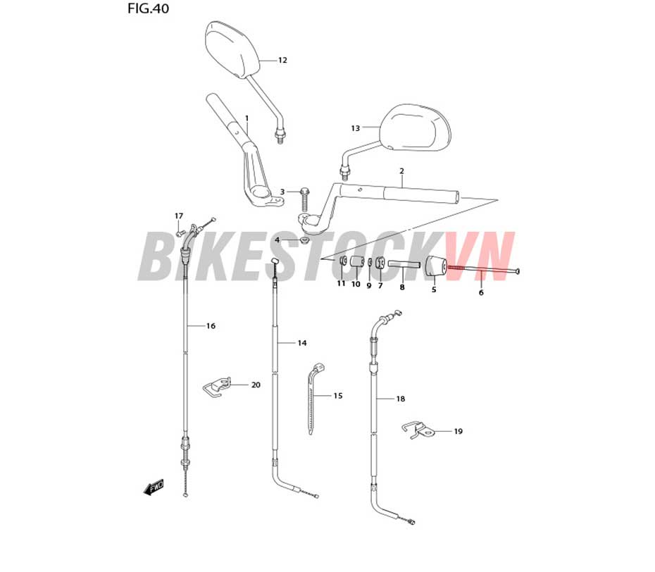 FIG-40_ỐNG TAY LÁI