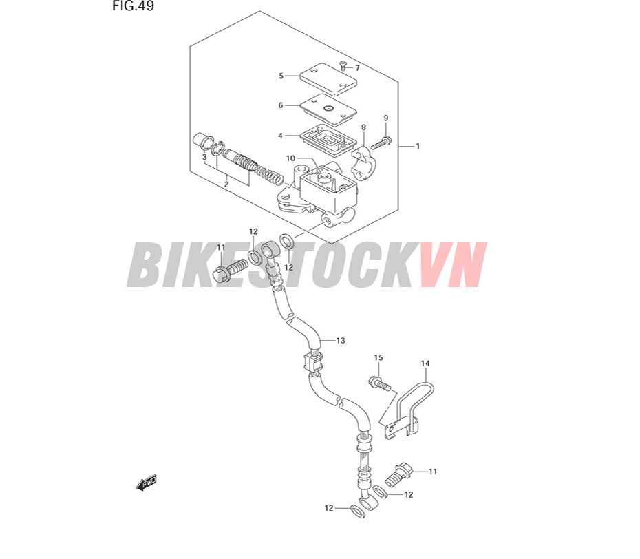 FIG-49_XY LANH CHÍNH PHANH TRƯỚC