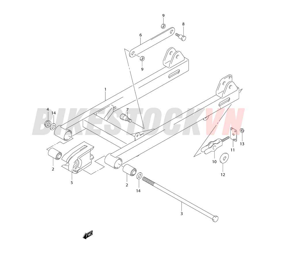 REAR SWINGING ARM