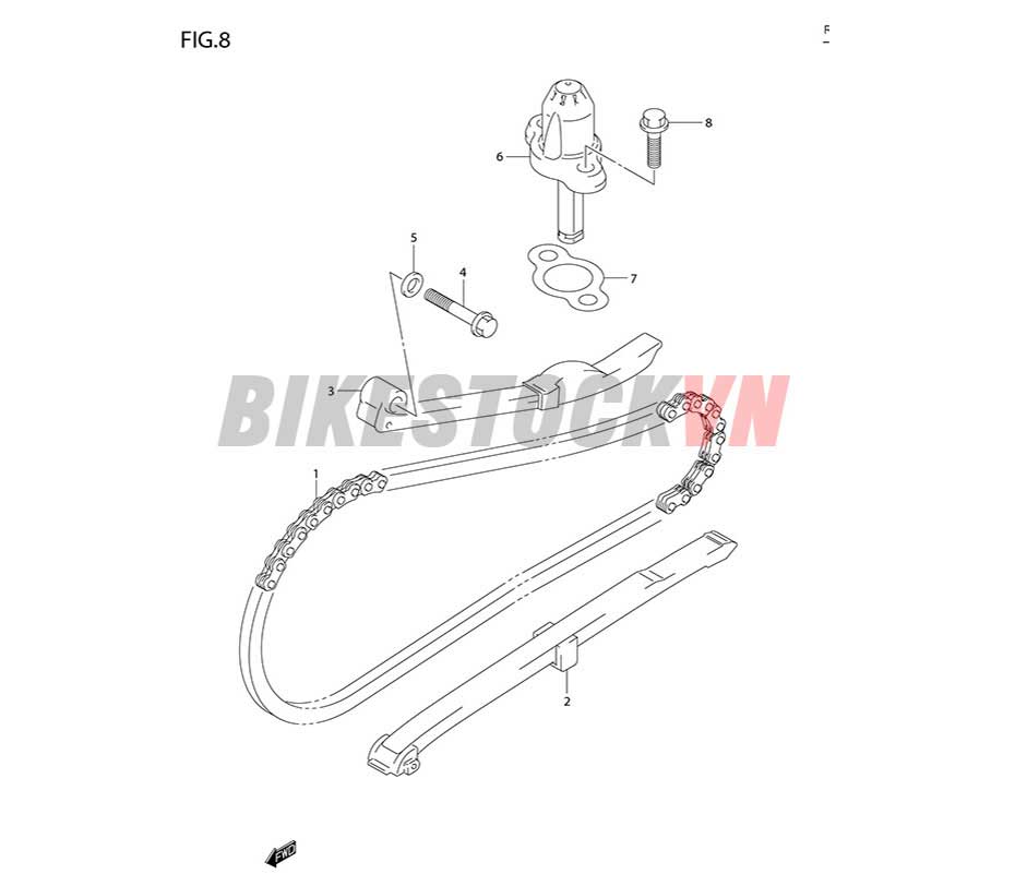 FIG-8_XÍCH CAM/TĂNG XÍCH CAM