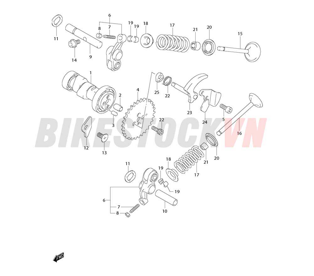 CAM SHAFT/VALVE 1