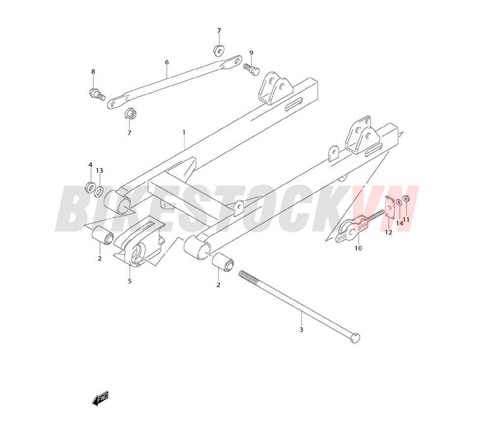 REAR SWINGING ARM