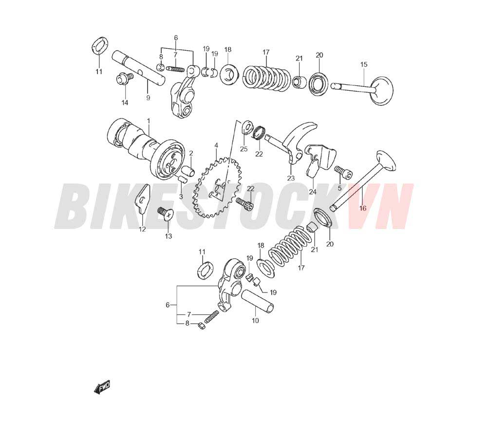 CAM SHAFT/VALVE 1