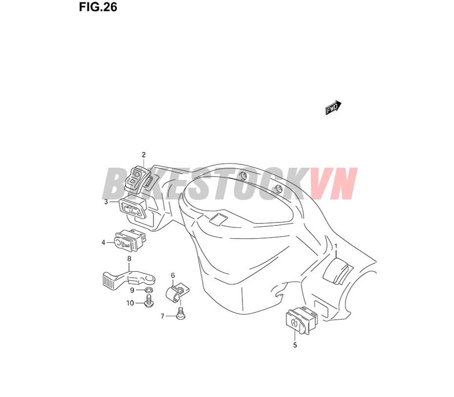 FIG-26_NÚT CÔNG TẮC ĐẦU ĐÈN