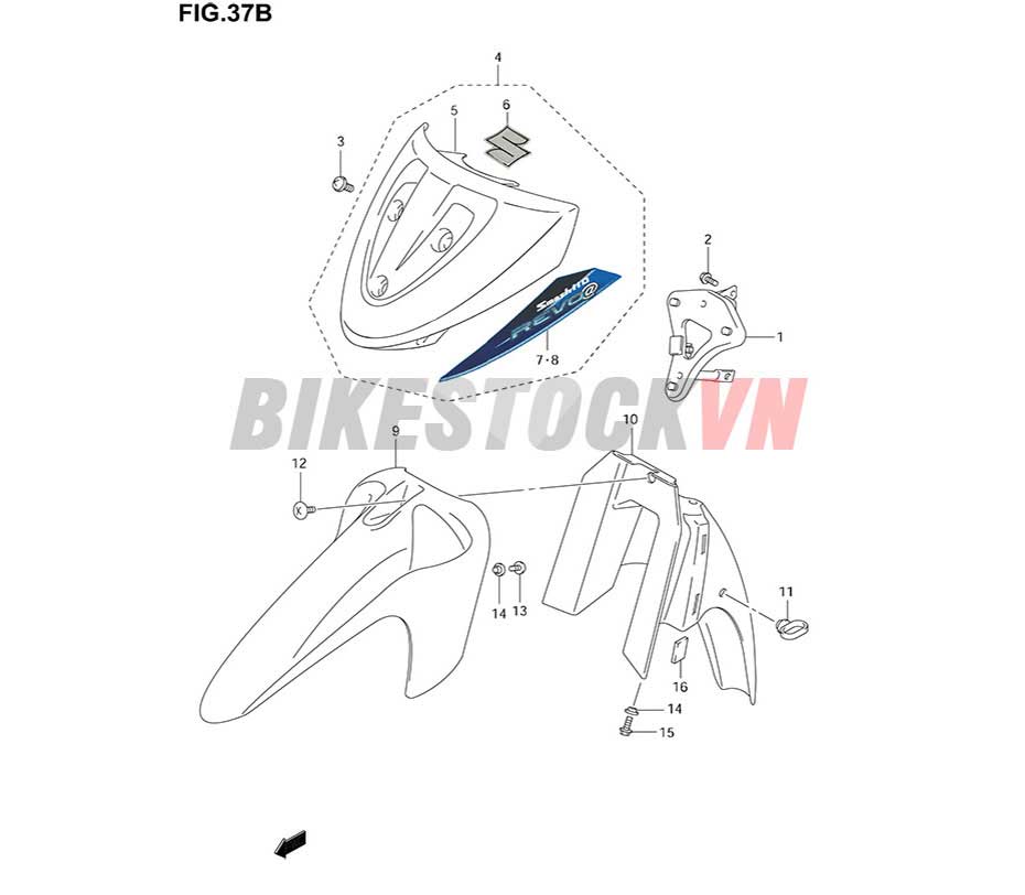 FIG-37B_CHẮN BÙN TRƯỚC