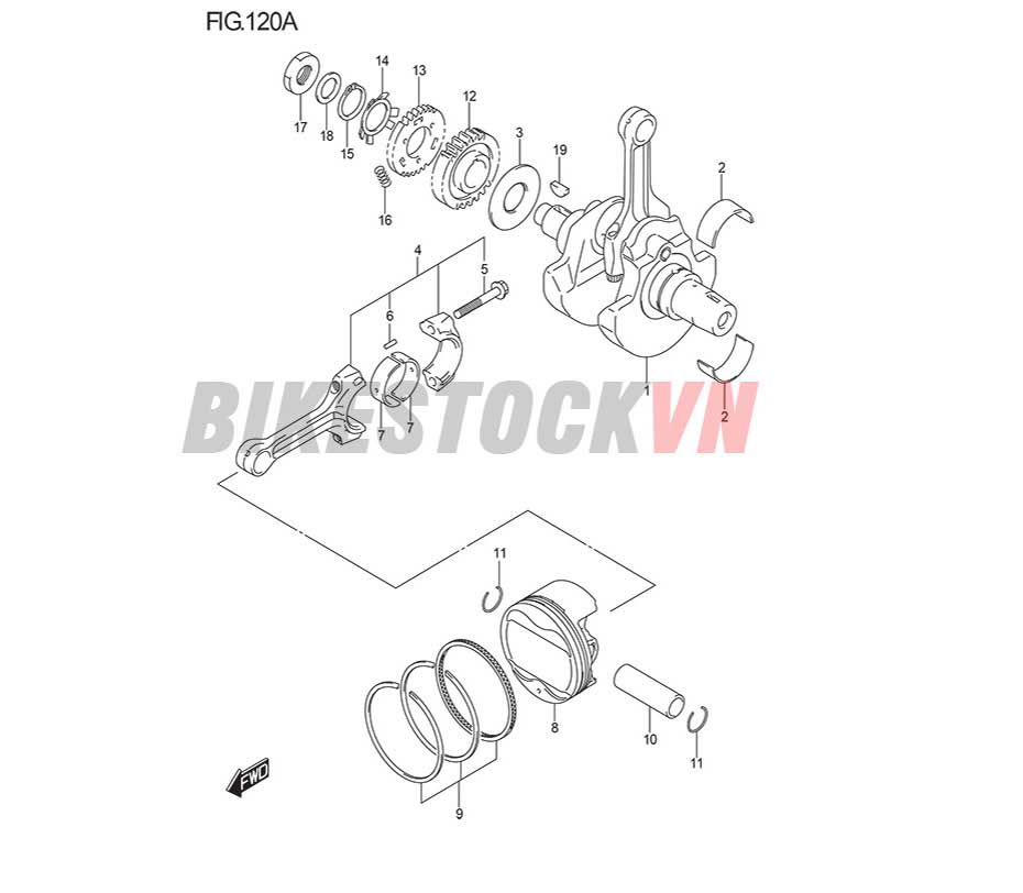 FIG-120A_TRỤC CƠ/ PISTON