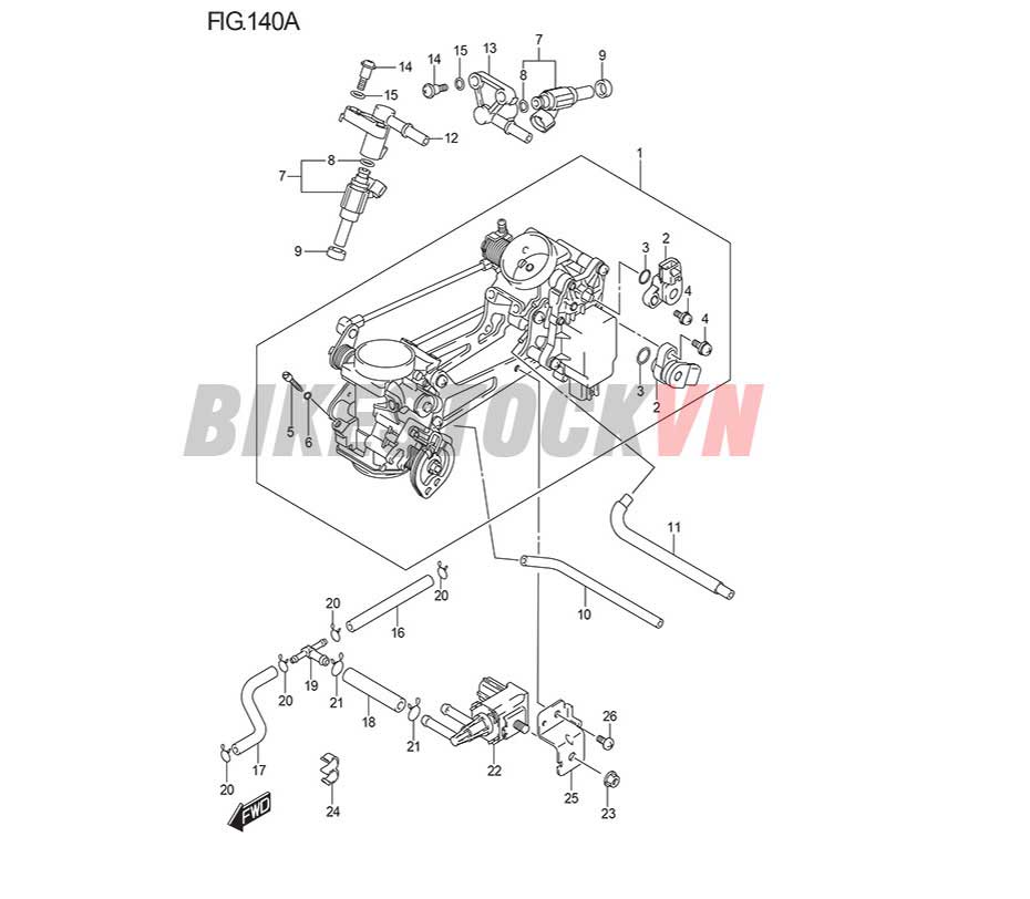 FIG-140A_BỘ HỌNG GA