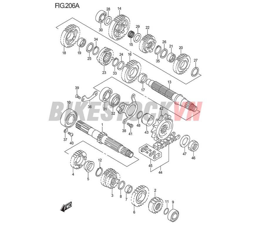 FIG-206A_BỘ TRUYỀN ĐỘNG