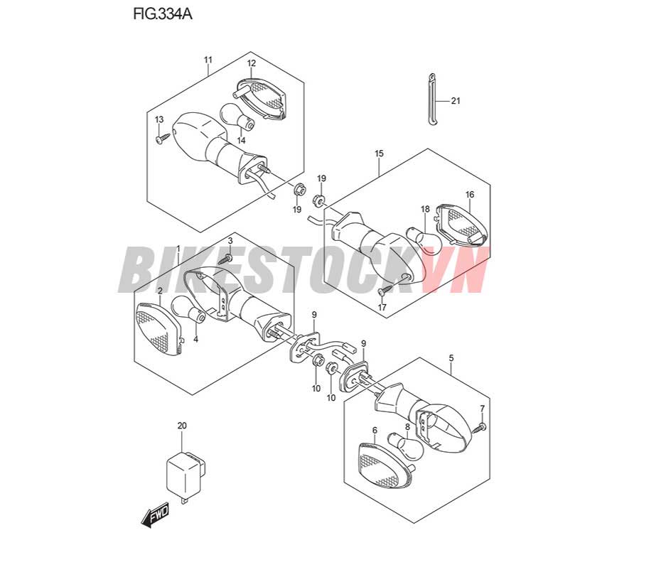 FIG-334A_ĐÈN BÁO RẼ