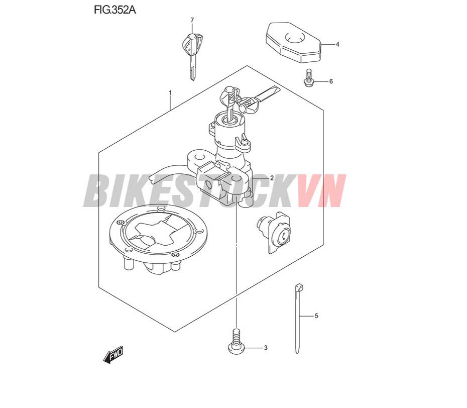 FIG-352A_KHOÁ BÌNH XĂNG