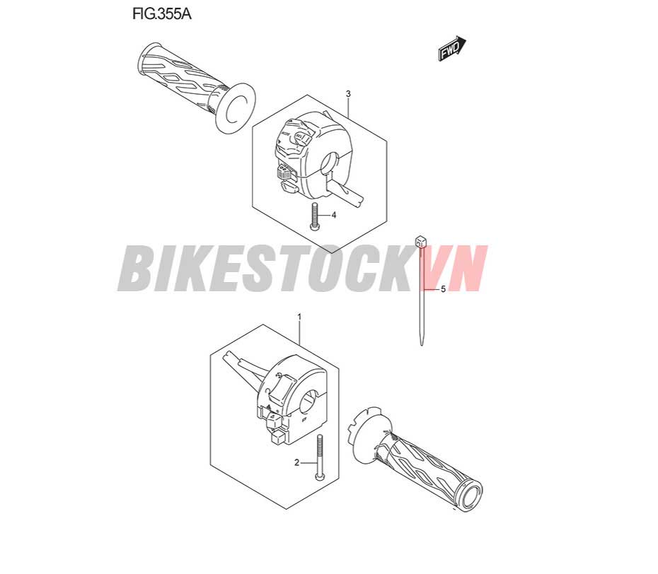 FIG-355A_TAY NẮM/ CÔNG TẮC