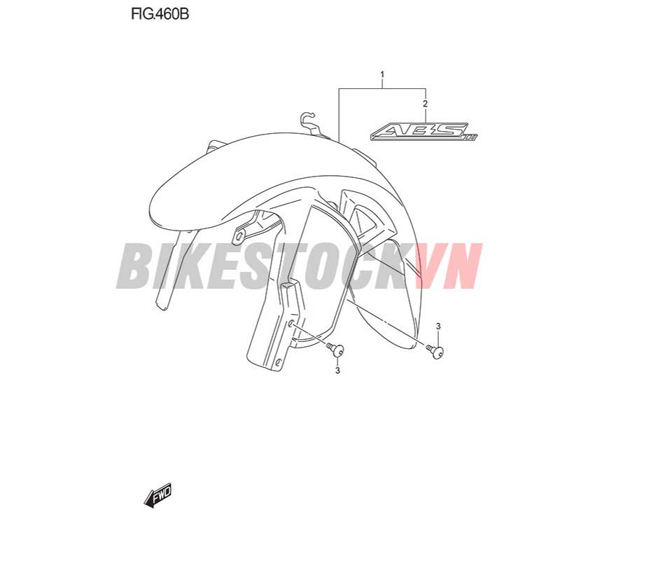 FIG-460B_CHẮN BÙN TRƯỚC