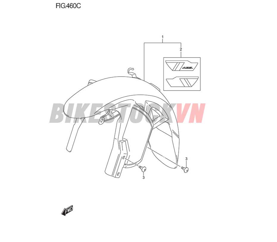 FIG-460C_CHẮN BÙN TRƯỚC