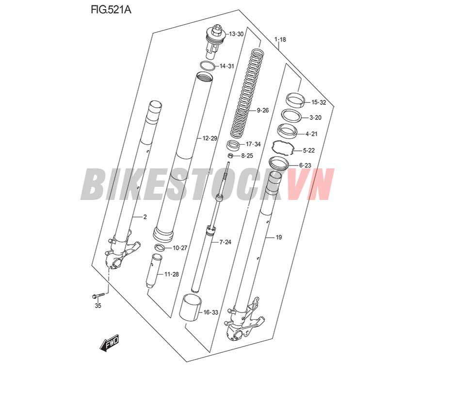 FIG-521A_GIẢM XÓC TRƯỚC