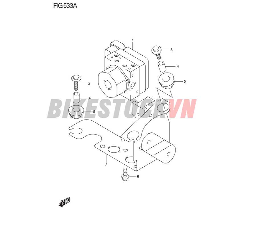 FIG-533A_HỆ THỐNG THUỶ LỰC ABS