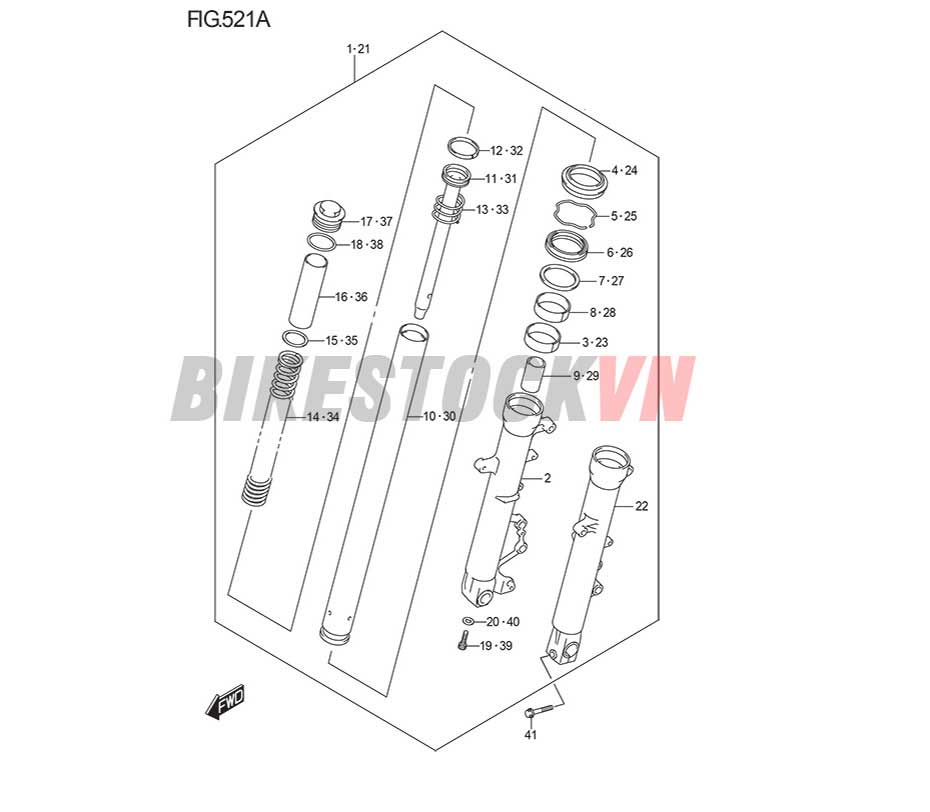 FIG-521A_GIẢM XÓC TRƯỚC