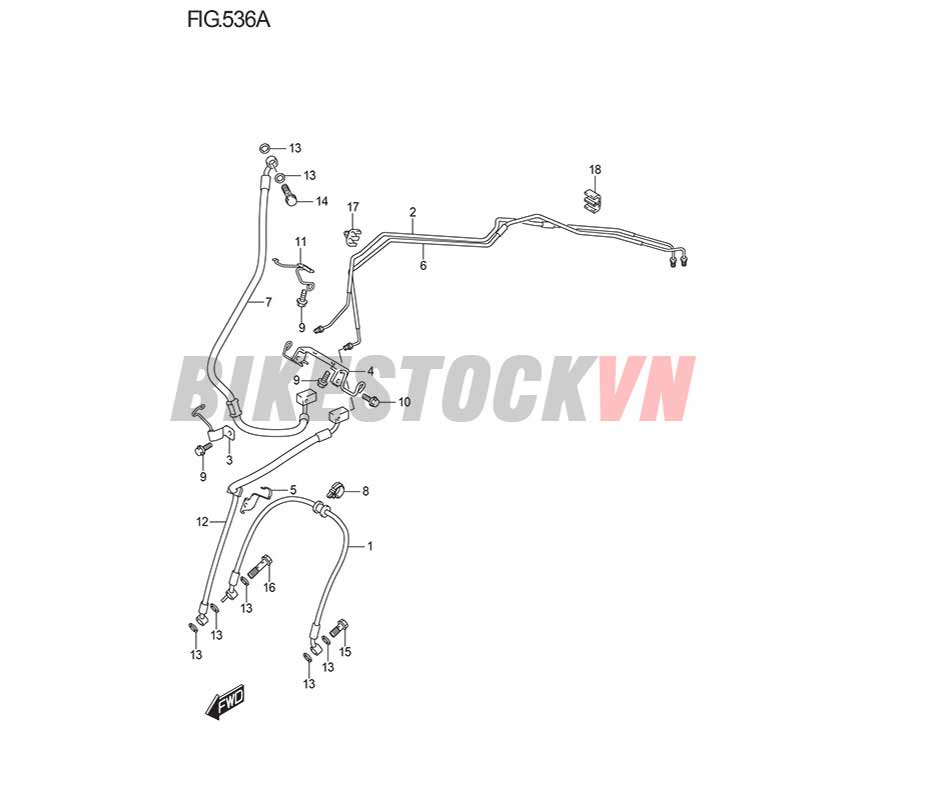 FIG-536A_DÂY THẮNG TRƯỚC