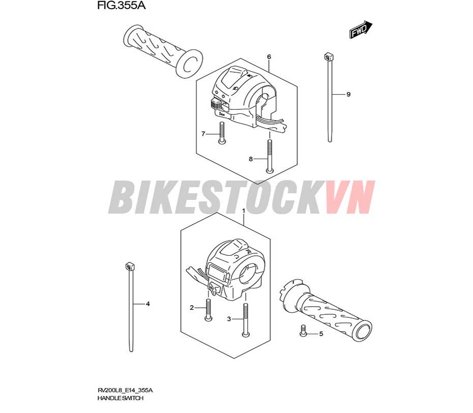 FIG-355A_TAY NẮM/ CÔNG TẮC