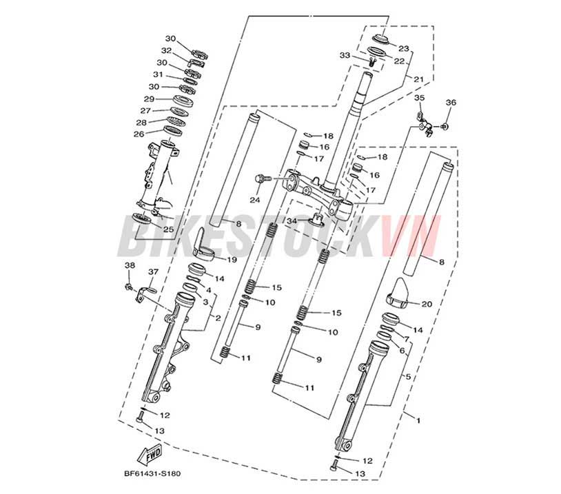 FIG-18_THÂN CỔ LÁI/GIẢM XÓC TRƯỚC