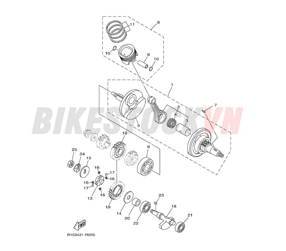 CRANKSHAFT & PISTON