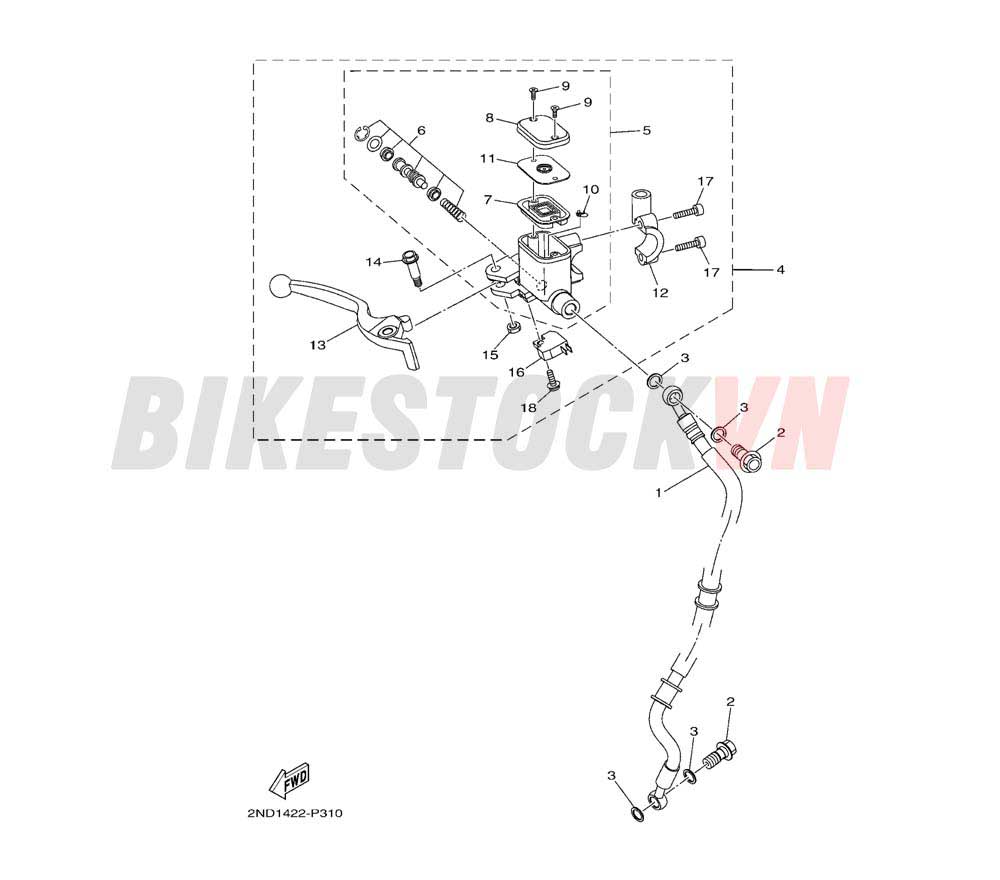 FRONT MASTER CYLINDER