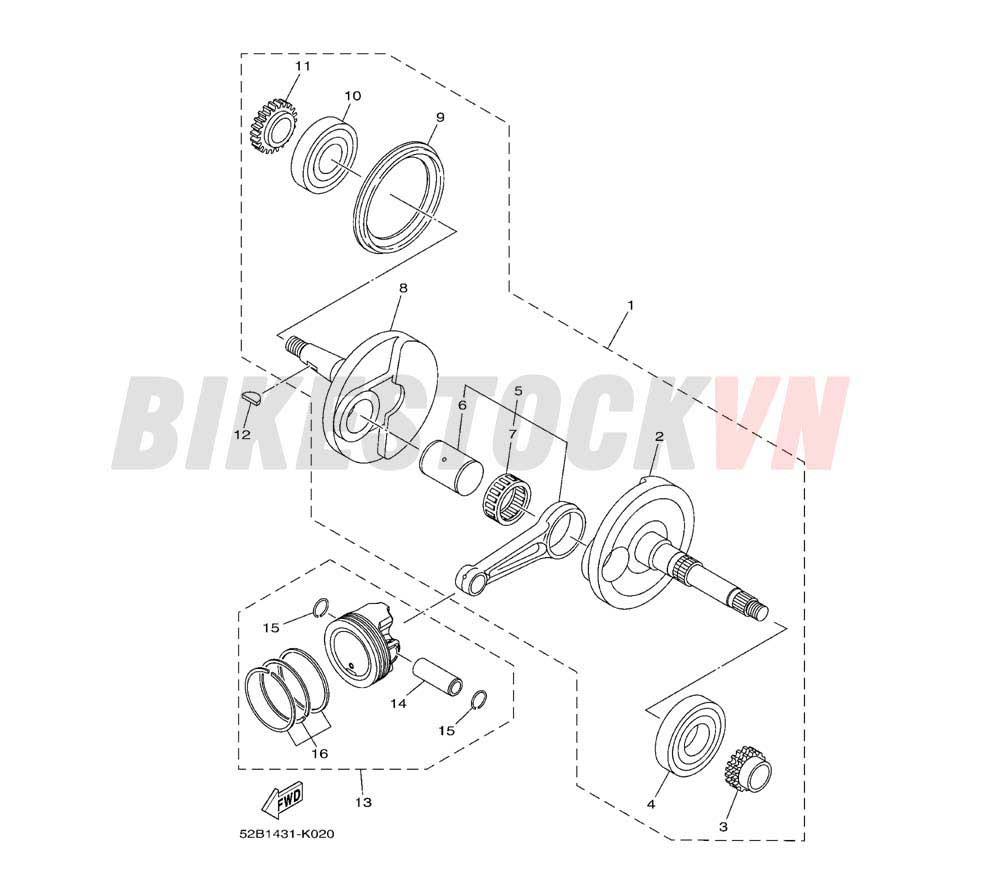 CRANKSHAFT & PISTON