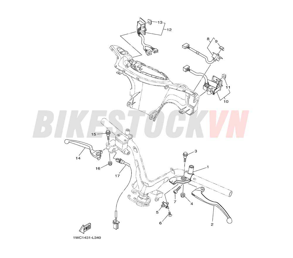 SWITCH & LEVER FOR DISK BRAKE