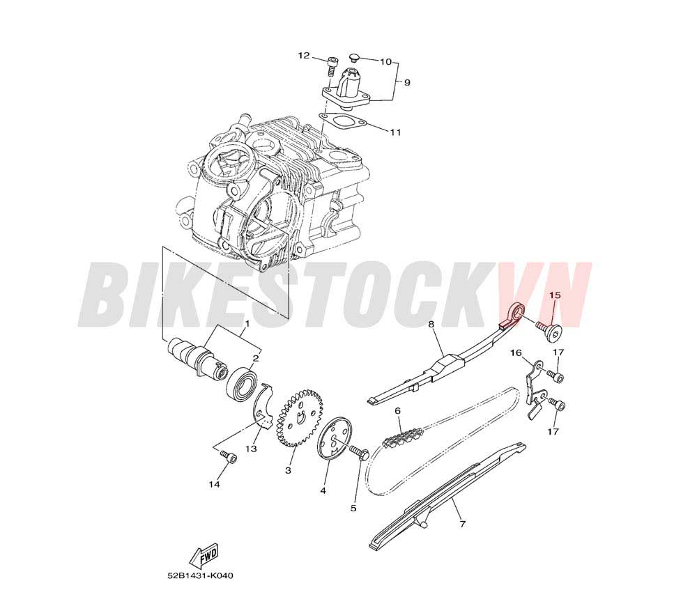 CAMSHAFT & CHAIN (1WC3/4)